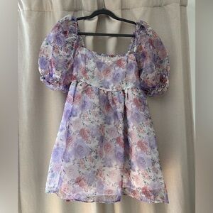 🌸Audrey Parks floral babydoll dress🌸